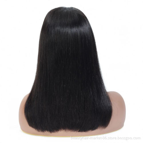 Free sample human hair wig hd frontal wig hd lace wig